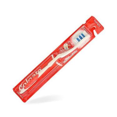 Imagem de Escova Dental Classic Adulto Suave/Macia - Colgate, Vermelho