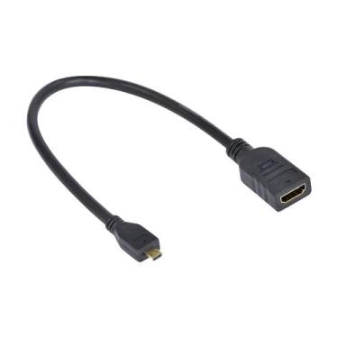Imagem de Cabo Adaptador Micro HDMI X HDMI Femea 30CM AMCHF-30 - Vinik