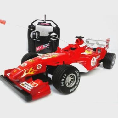 Imagem de Brinquedo Carro Controle Remoto deluxe car Fórmula 1 Vermelho - Fun Ga