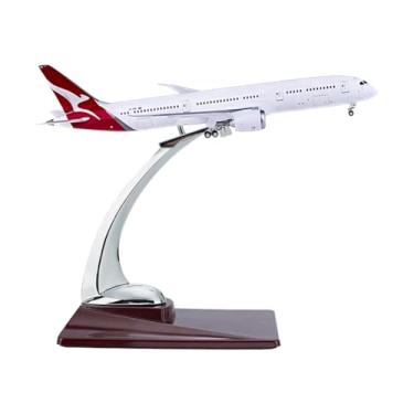 Imagem de FINGERINSPIRE Suporte de exibição de avião modelo 14,2 x 7,6 x 14,5 cm, suporte de armazenamento de modelo de aeronave de plástico marrom coco haste de exibição de metal sem avião para aeronaves