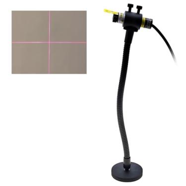 Imagem de Guia de costura luz vermelha cruz módulo gerador projetor USB para alinhamento de tecido tecido máquina de costura acolchoado