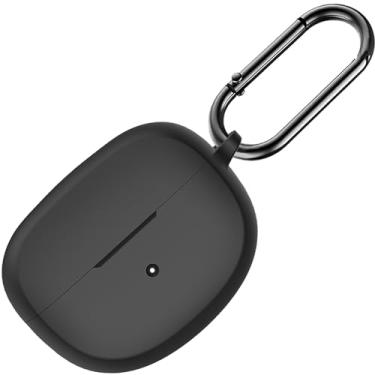 Imagem de USTIYA Capa para Bose QuietComfort Ultra Protection Capa de silicone macio de corpo inteiro com chaveiro, acessórios para fone de ouvido Funda Carcasa (preto)