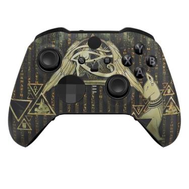 Imagem de eXtremeRate Capa de placa frontal Eye of Providence Pyramid, kit de substituição da carcaça frontal para Xbox One Elite Series 2, Xbox Elite 2 Core Controller Model 1797 - Anéis de destaque incluídos