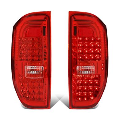 Imagem de DNA Motoring TL-TTU15-LED-CH-RD Par completo de luz traseira de LED vermelha [para 14-18 Tundra]