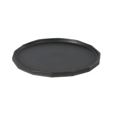 Imagem de Bandeja Decorativa de Cerâmica Preto 27cm VI0012 BTC
