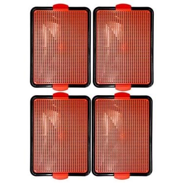 Imagem de 4x Sanitário Canino Xixi Pet Banheiro Cães Dog Pipi Educador - Supri P