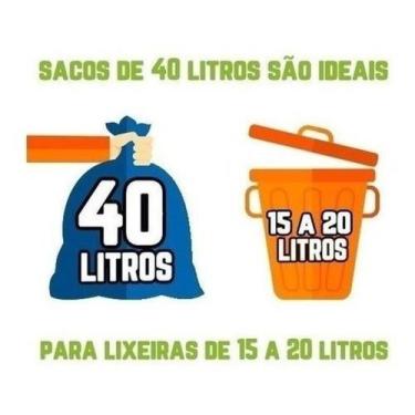 Imagem de Kit Saco De Lixo 100un 100l E 100un 40l Preto Reforçado - HIGIPACK