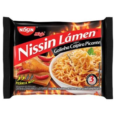 Imagem de Macarrão Lámen Galinha Caipira Picante Nissin Miojo 85g