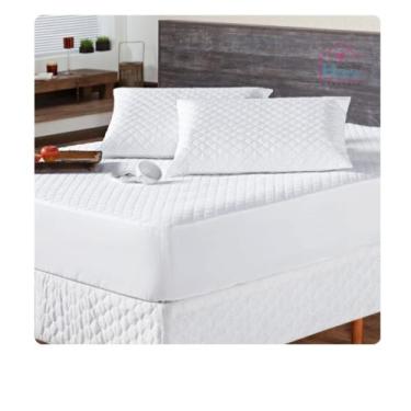 Imagem de Capa Protetora De Colchão Impermeável Matelada Com Elástico Solteiro B