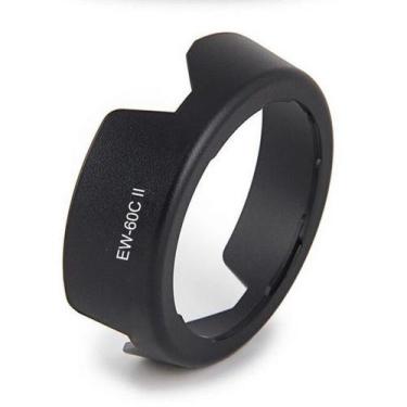 Imagem de Parasol de Encaixe Lentes Canon EW-60C II Para-sol EW60CII Leia a Desc