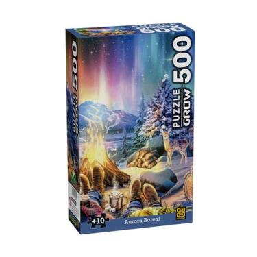 Imagem de Puzzle 500 peças Aurora Boreal - Grow