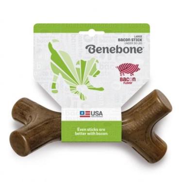 Imagem de Brinquedo Mordedor Para Cães Benenone Stick Bacon Tamanho G - Benebone