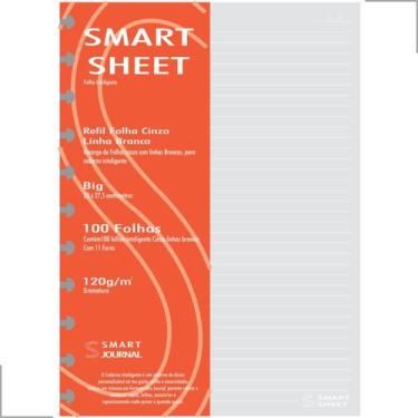 Imagem de Refil Caderno Inteligente Discos 120g 100 Fls Pauta Branca G - Best