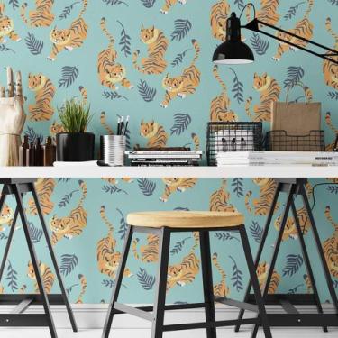 Imagem de Papel de Parede Adesivo Jovem Natureza N02144 Rolo 0,58x2,5M - Adesivo