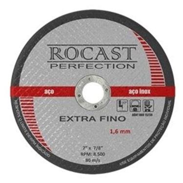 Imagem de DISCO DE CORTE INOX 7 1,6 mm ROCAST