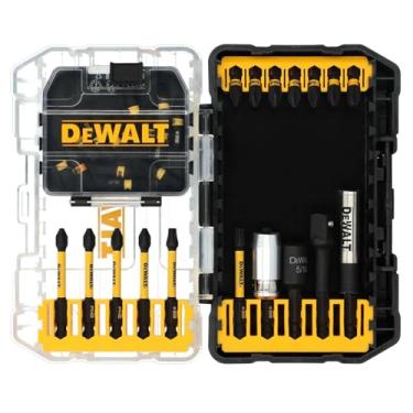 Imagem de Dewalt Jogo de Bits Parafusadeira, Kit de Ferramentas com Soquetes Sextavados, Encaixe Phillips e Torx, com Maleta de Armazenamento, Modelo DWANGFT32SET, 32 peças