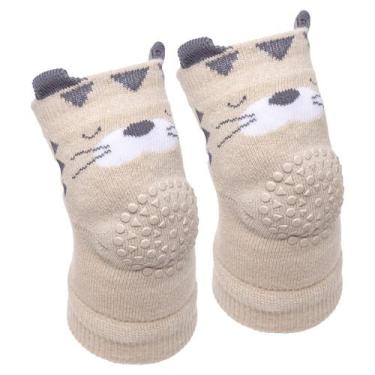 Imagem de Joelheira Bebê Antiderrapante Engatinhar Proteção Joelho 6 Meses Estam