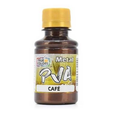 Imagem de Tinta PVA Metal True Colors 100ml - Cores Metálicas, 7954 CAFÉ