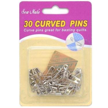 Imagem de Alfinete de Segurança Curvado 27mm - 30 Unidades - Sew Mate