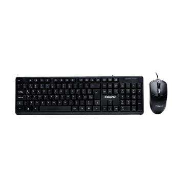 Imagem de Kit Teclado e Mouse Maxprint C/ Fio USB 2.0 1000DPI ABNT -  CF1001