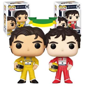 Imagem de Kit Bonecos Funko Pop Racing Ayrton Senna Lotus E Mclaren, Ayrton Senn