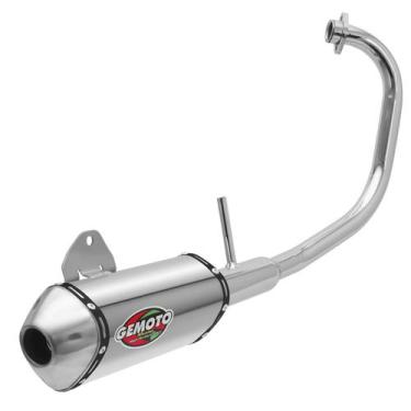 Imagem de Escapamento Escape Gemoto Racing 3 Trioval Ybr 125 Factor 2009 - 2015 
