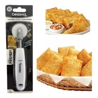 Imagem de Cortador de Pastel Carretilha Fechador De Massas - JJB Utilidades