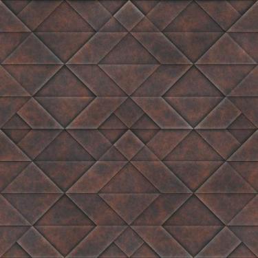 Imagem de Papel de Parede Adesivo Aço Corten Geométrico Rústico Industrial Enfer