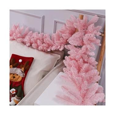 Imagem de Belas Guirlanda de outono realista para casa shopping guirlanda de natal mergulho de neve longo vime criando atmosfera guirlanda para decoração de janela da varanda da frente diverso