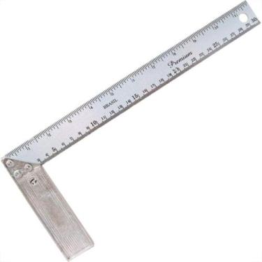 Imagem de Esquadro Premium Aluminio 10'' - 25Cm - Thompson