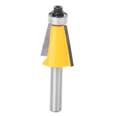 Imagem de Broca de Roteador de Borda Chanfrada, Liga YG6, para Marcenaria, 15 ° 22,5 ° 30 °, Haste de 8 Mm Com Rolamento, MDF, Madeira Maciça, Madeira Compensada (15°)