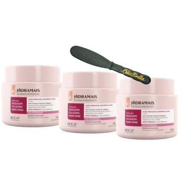 Imagem de 3UN Creme Colágeno Nano Dmae 500GR Hidramais+Espàtula