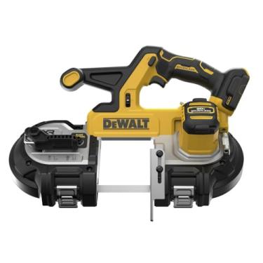 Imagem de DEWALT Serra de fita MAX XR de 20 V, motor sem escova, portátil e sem fio, capacidade de corte de 9,5 cm, apenas ferramenta simples (DCS378B)
