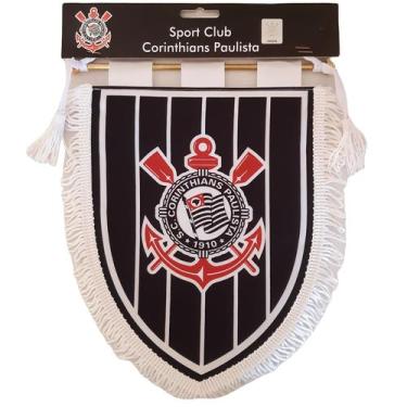Imagem de Flâmula Corinthians Listrada Símbolo Oficial - JC BANDEIRAS