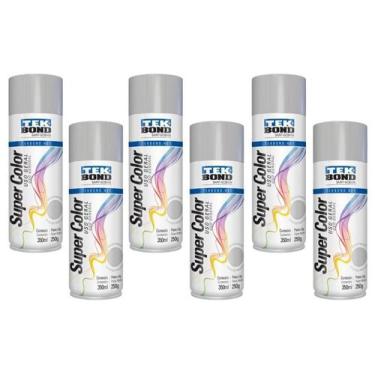 Imagem de Tinta Spray Primer Fundo Uso Geral 350ml 6un Tekbond