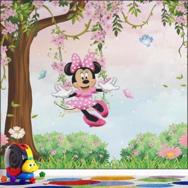 Imagem de Papel de Parede infantil jardim encantado turma da minnie AL13 - AloPa