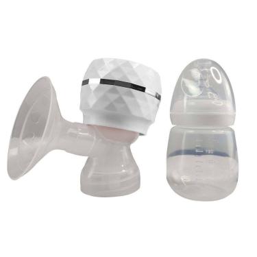 Imagem de Bomba De Tirar Leite Materno Extratora Amamentação Elétrica Bateria Recarregável Mamadeira Massagem Portatil Usb