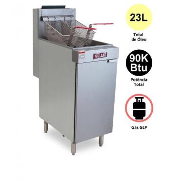 Imagem de Fritadeira A Gas Glp 90000 Btu/h Vulcan Hobart Lg300-2b