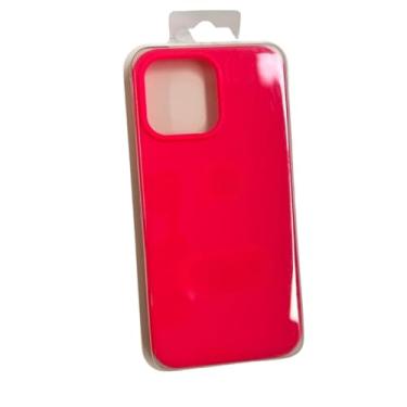Imagem de Capa Case Silicone Capinha Premium Compatível Com Iphone 14 Plus Lindas Cores Aveludadas Por Dentro (Vermelho)