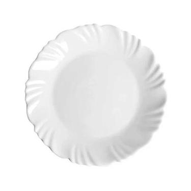 Imagem de Jogo Kit 6 Prato Opaline Pétala Sobremesa Redondo Duralex Vidro Temper