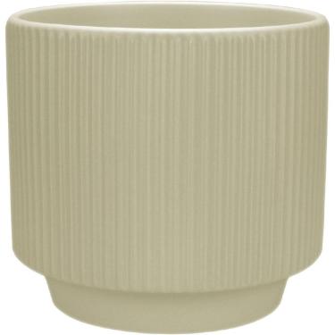Imagem de VASO CACHEPÔ DECORATIVO PLANTA HOME&CO CERÂMICA 12x13x13cm BEGE