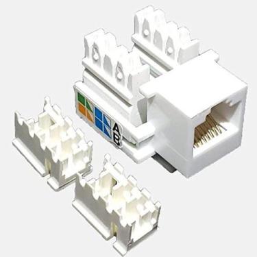 Imagem de Keystone rj45 femea tipo idc cat. 5e branco - SECLAN