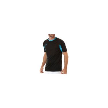 Imagem de Uniforme de Futebol Umbro (Preto/Azul) 18 Camisas