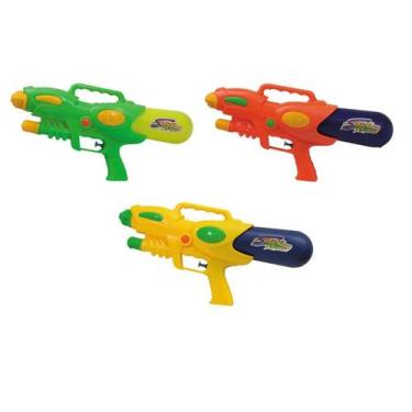 Imagem de Kit 2 Pistola de Água Arminha Arma Brinquedo Piscina Infantil Grande c