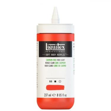 Imagem de Tinta Acrílica Soft Body Liquitex 237ml Cadm Free Red Light