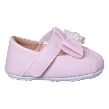 Imagem de Sapatinho Menina Bebe Recem Nascido Primeiros Passos Conforto e Qualid