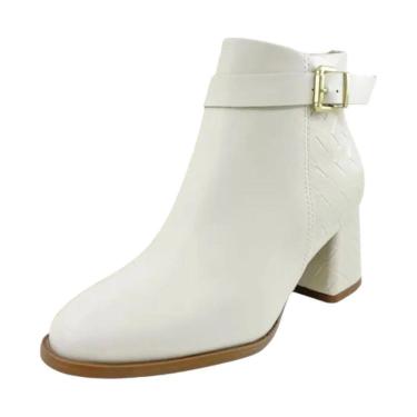 Imagem de Bota Feminina Salto Medio Conforto Elegante Moderna Modare