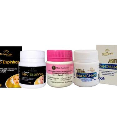 Imagem de Tratamento facial Clareador de manchas escuras, melasma, virilhas acne