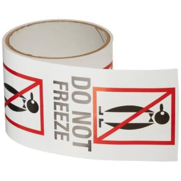 Imagem de TapeCase Etiqueta "Do Not Freeze" - 50 por pacote (1 pacote)