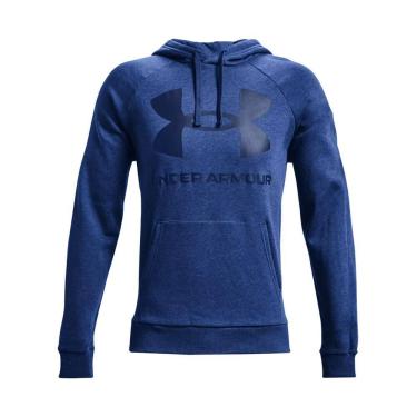 Imagem de Blusa Under Armour Rival Fleece Big Logo Azul Masculino
